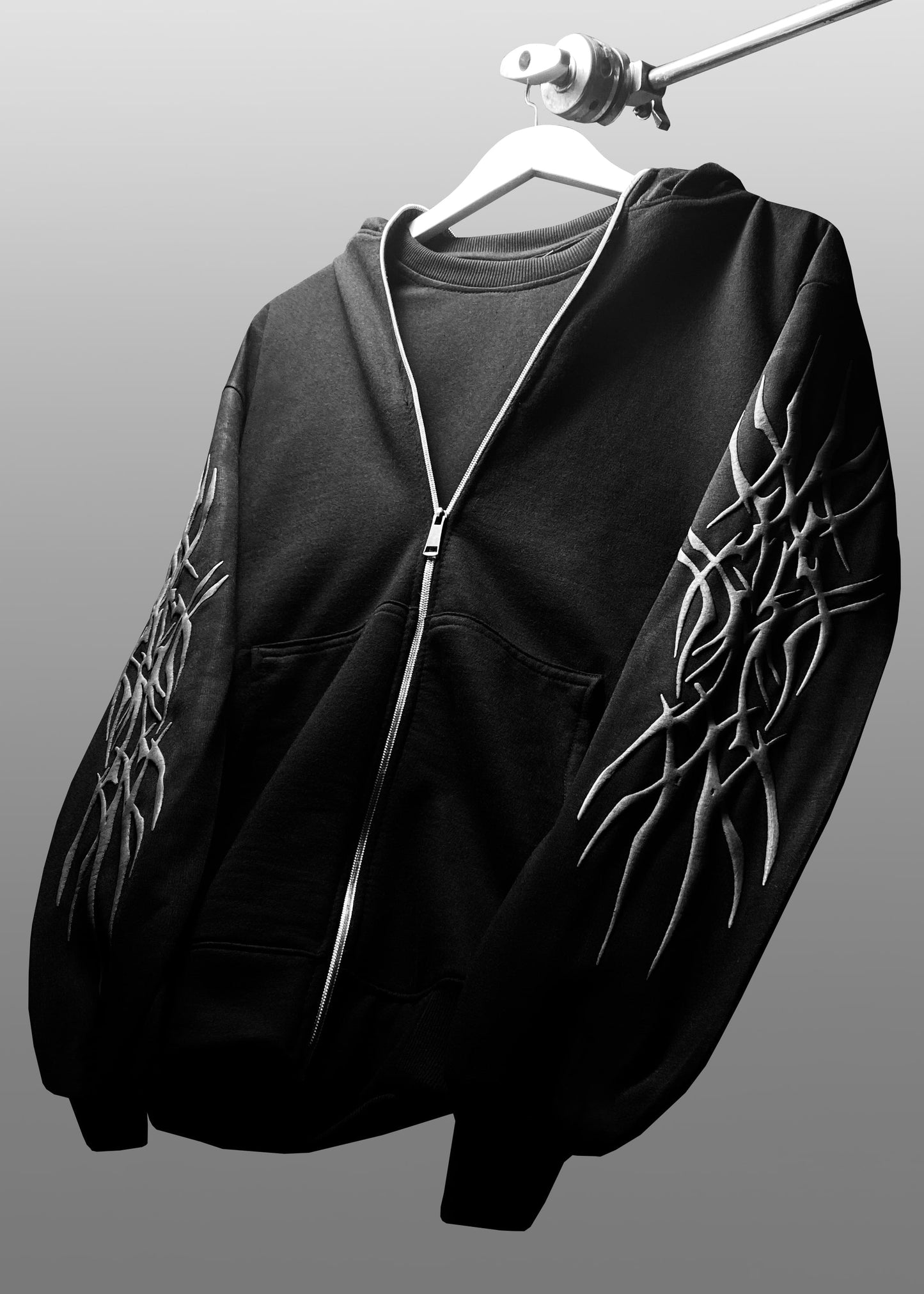 Solo Leveling Jin Woo Balaclava Zipper Hoodie - Warm Cotton Blend Fan Apparel